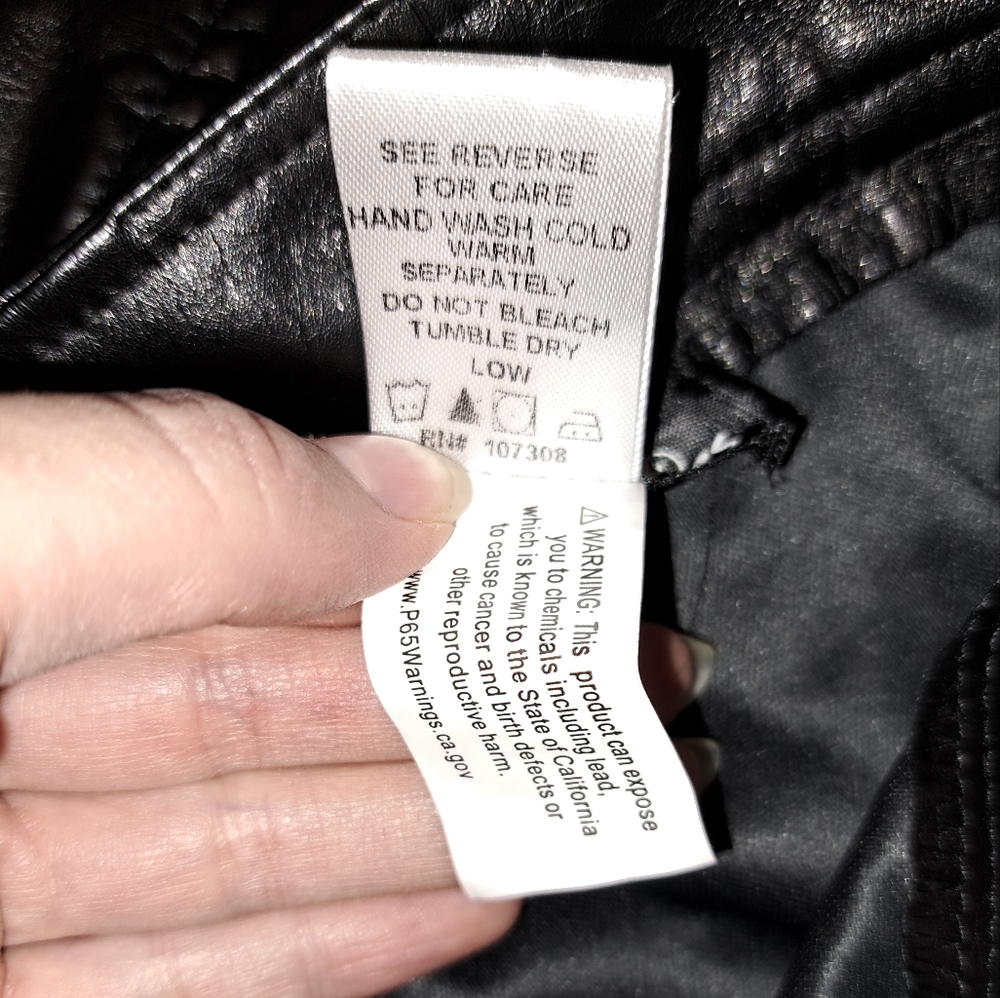 Faux Leather Lace Up Skirt - Picture 6 of 9